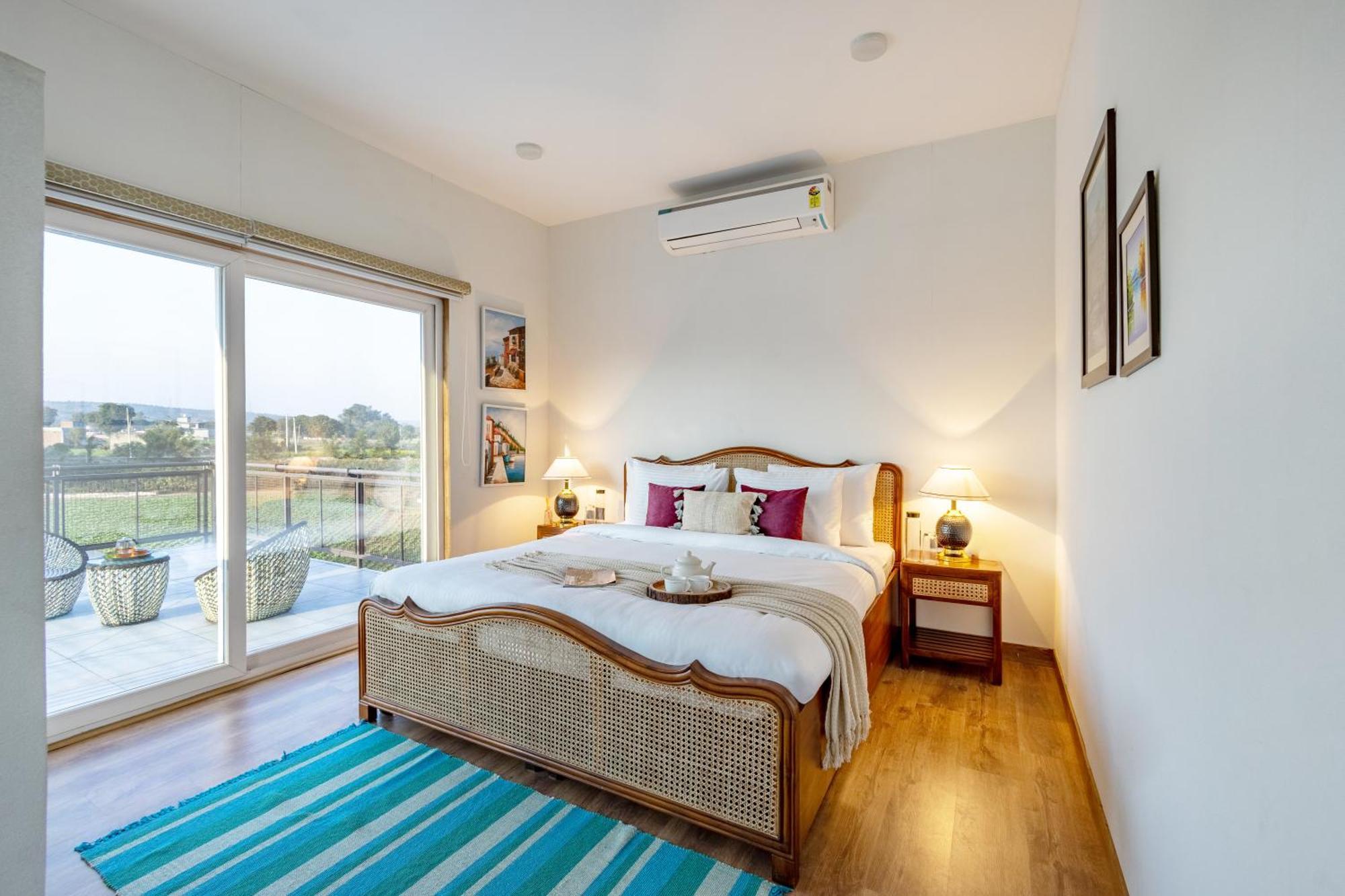 Elivaas Hidden Oasis 4Bhk With Pool, Mud House & Container House Villa Dhauj Exterior photo